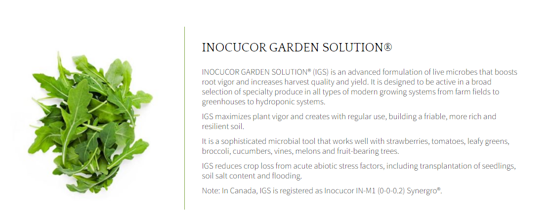 Inocucor Garden Solution of Concentric Agricultur