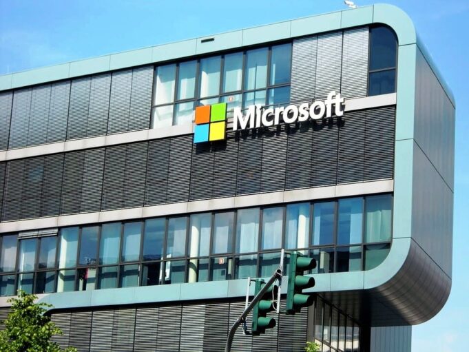 Image of Microsoft company used in article about acquiring Discord