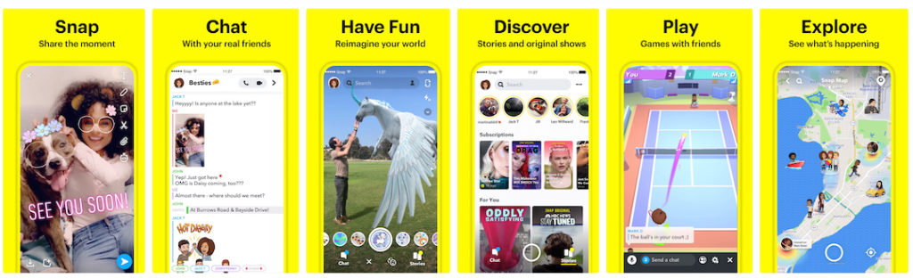 Snapchat features